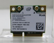 Genuine Intel Centrino Advanced-N 6205 | 0X9JDY | Dual Band WiFi Card 62205ANHMW picture
