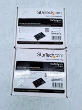 Lot of 2 StarTech SAT32M225 M.2 SATA SSD to 2.5in SATA Adapter Converter picture
