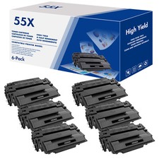 6X CE255X Toner Compatible With HP 55X LaserJet Enterprise flow MFP M525c M521dw picture