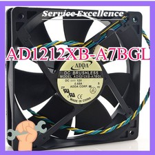 ADDA AD1212XB-A7BGL PWN Cooling Fan DC 12V 0.65A 120x120x25mm 4Pin Fast Shipping picture