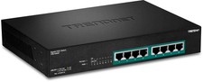 TRENDnet 8-Port Gigabit Full Power Poe+ Switch, 8 x 8- Port, Black picture
