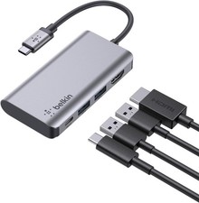 Connect USB-C 4-in-1 Multiport Adapter, Silver picture