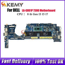 LA-G861P EDC30 Mainboard For Dell Latitude 7370 with i5 i7 8th Gen CPU 09XFPT picture
