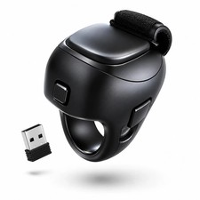 2.4GHz Wireless Finger Mouse Handheld Ergonomic Trackball Mouse USB Receiver picture