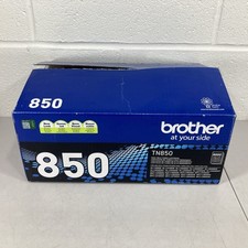 Genuine Brother TN850 High Yield Toner Cartridge Black, New Sealed Bag, Open Box picture