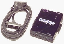 Belkin F1U125-KIT Black 2-Port Bitronics Parallel Auto Switch Kit with Adapter. picture