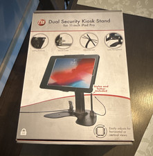 CTA Dual Security Kiosk Stand Black for Apple iPad Pro 11in Adjustable picture