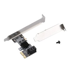1 Pc PCIe to SATA3.0 2-Ports SATA III Expansion Controller Adapter Card 6G picture