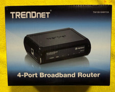 Trendnet 4-port High Speed Broadband Router Model TW100 S4W1CA Black picture