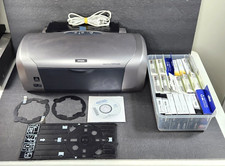 Epson Stylus Photo R220 Inkjet Printer Photo and CD/DVD and Extra Ink Untested picture
