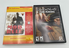 *LOT OF 2* PC Software Games - Mob Rule & The ABS Murders picture
