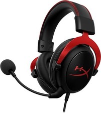 HyperX Gaming Headset Memory Foam Ear Pads & Detachable Microphone Red KJX-HSCP picture