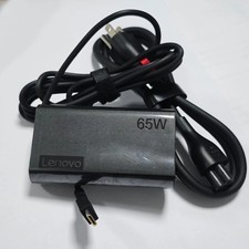 OEM NEW Slim Round 65W USB C Type C Adapter Charger For Lenovo ADLX65YSCC3A picture