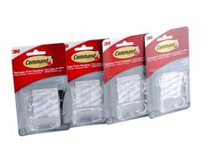 3M Command Large Cord Mounting Clips - 4 packs of 2 clips (8 total) 17303CLRES picture