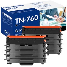 8PK TN760 Toner Compatible for Brother MFC-L2710DW HL-L2350DW L2325DW TN730 picture