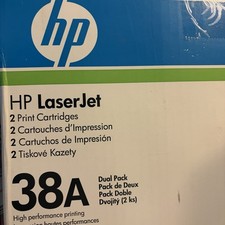 NEW OEM GENUINE HP 38A Black Toner Cartridge Q1338A IOB one cartridge  picture