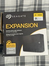 Seagate ExpansionPLUS 8TB HDD, USB 3, External Hard Drive - Black (STKR8000400) picture