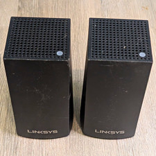 Linksys Velop VLP01 Dual-Band Mesh WiFi Access Point 1200 Mbps Black 2-Pack picture