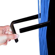 Panduit CMVDR1S Vertical Cable Management D-Ring 1-Inch Wide Black picture