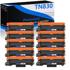 10PK TN830 TN830XL High Yield Toner Cartridge for Brother HL-L2460DW DCP-L2640DW picture