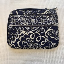 Vera Bradley Navy Blue And White Tablet/iPad Case 10x8 picture