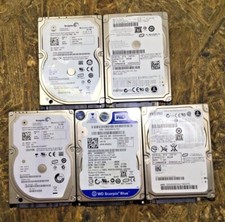 LOT OF 5 80GB SATA 2.5 Laptop Hard Drives Major Brands picture