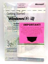 Microsoft Windows 98 Second Edition New Sealed CD w/ COA Product Key picture