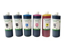 A set 1000ml x6 BK/PB/C/M/Y/ GY Refill ink bottle  T552 552  for ET-8500 ET-8550 picture