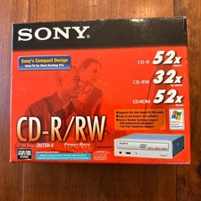 Sony CD-R/RW internal CD Recorder Writer Drive 52X 32X 52X  # CRX230A-U  Sealed picture