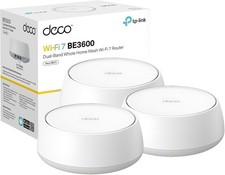TP-Link Deco 7 BE23 Dual-Band BE3600 WiFi 7 Mesh Wi-Fi System, 3-Pack picture