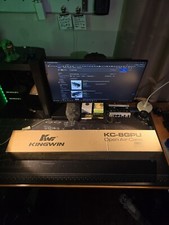 Kingwin KC-8GPU Open Air Case Stackable Black Aluminum Mining Rig Case picture