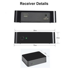 AB50 UHF 1-to-Many USB Sound Card TX/RX Zero-Latency HiFi Anti-Int Wall-Penet picture