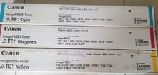 3 Genuine Canon T01 CMY Toner - IPR C60 C600 C700 C800. Deal picture
