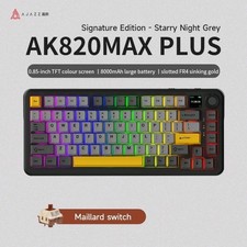 AJAZZ AK820MAX PLUS Mechanical Keyboard - RGB, TFT Display, Wireless picture