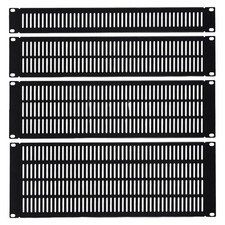 Metal Blank Rack Mount Panel Spacer 1U 2U 3U 4U Vented for 19