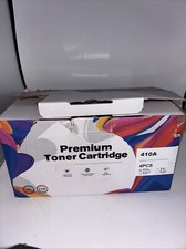 Compatible Toner Cartridge Replacement for HP 410A, 4 Pack for HP 410A 410X picture