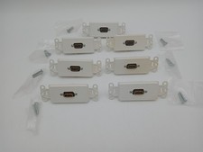 (7) Leviton Decora Insert HDMI Feedthrough, 41647-W, White picture