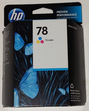 Genuine HP 78 Tri-Color Ink Cartridge C6578AN Lot of 2 NEW Sealed NOS 2013 OEM picture
