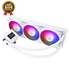 FW 360 SE ARGB White-Aio CPU Liquid Cooler,Ips LCD Screen with 320 * 240 Resolut picture