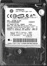 APPLE HITACHI HTS545032B9SA02 320GB SATA HARD DRIVE P/N: 0A76053  MLC: DA3190 picture