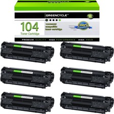 6PK Toner Replacement For Canon 104 FX9 FX10 ImageClass MF4350D MF4150 D420 D480 picture