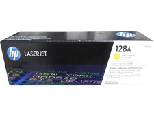 HP CE322A (128A) Yellow Toner Cartridge Genuine OEM Original picture
