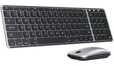 Seenda SKM64-2 Bluetooth Keyboard and Mouse Combo for Mac MacBook iPad - Black picture