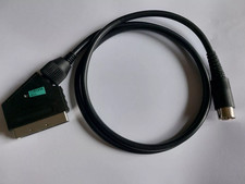 ATARI 65XE 130XE 800XE TV VIDEO SCART CABLE S-video OFC AV chrome adjust picture