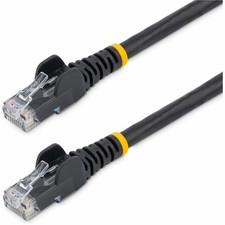 StarTech 6 ft. CAT6 Ethernet Cable - 10 Pack - ETL Verified - Black CAT6 Patch picture