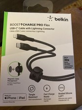 Belkin Charge PRO Flex USB-C Cable with MFI Certified - Black - CAA011bt2MBK picture