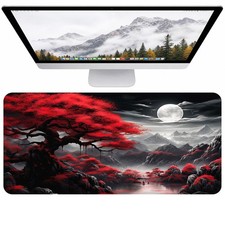 Leather Desk Mat, Desk Pad for Keyboard and Mouse Large Mouse Pads for Desk |... picture