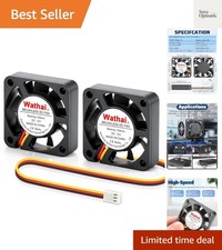 2 pcs 40mm x 10mm DC Brushless Fan 12V 3Pin Cooling for 3D Printing, PC Compu... picture