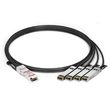 Arista CAB-Q-4S-100G-2M Compatible 100G QSFP28 to 4 x 25G SFP28 Breakout Cable picture