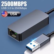 2500Mbps.2.5G USB Ethernet Adapter To 2.5 Gigabit RJ45 LAN Network Adapter Cable picture